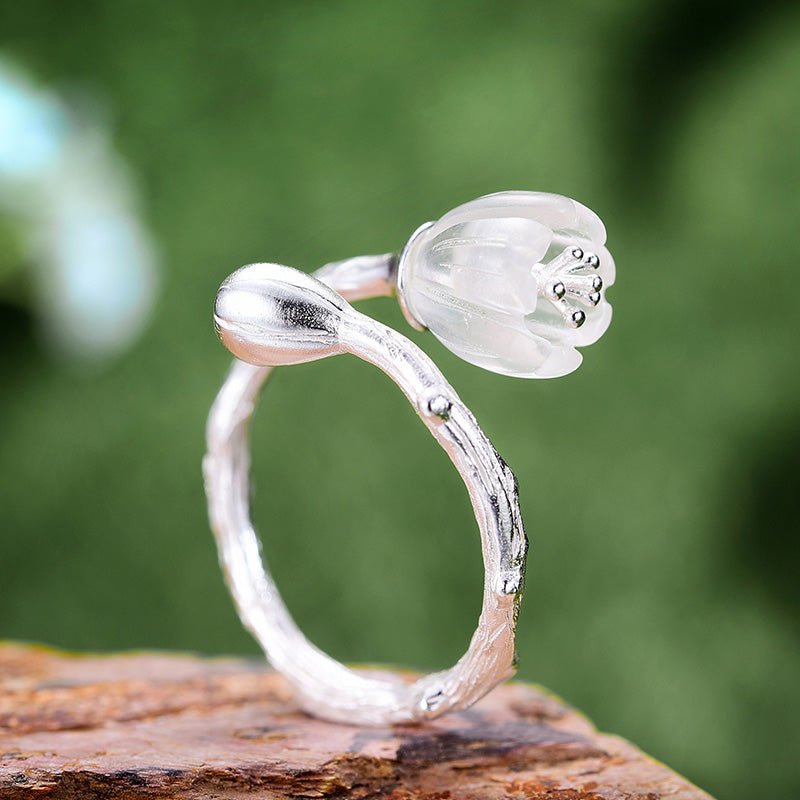 Valley Flower - Adjustable Ring - MetalVoque