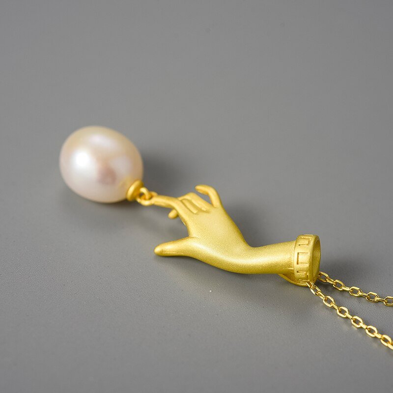 Pearl Drop - Handmade Necklace
