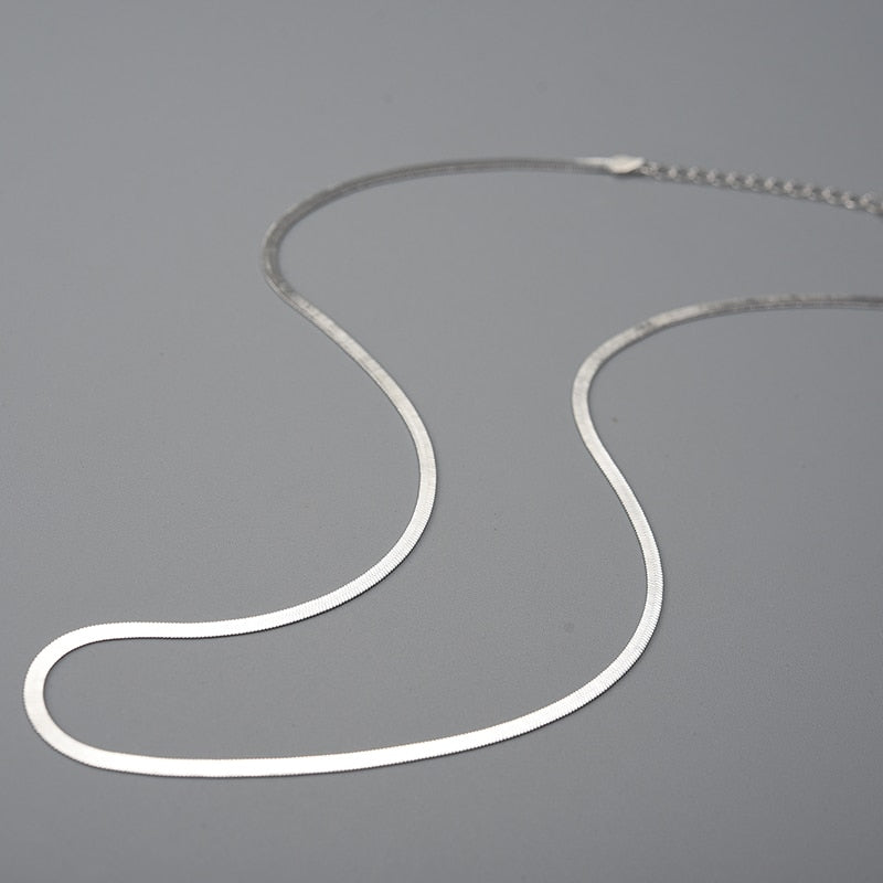 Flat Snake - Necklace | NEW