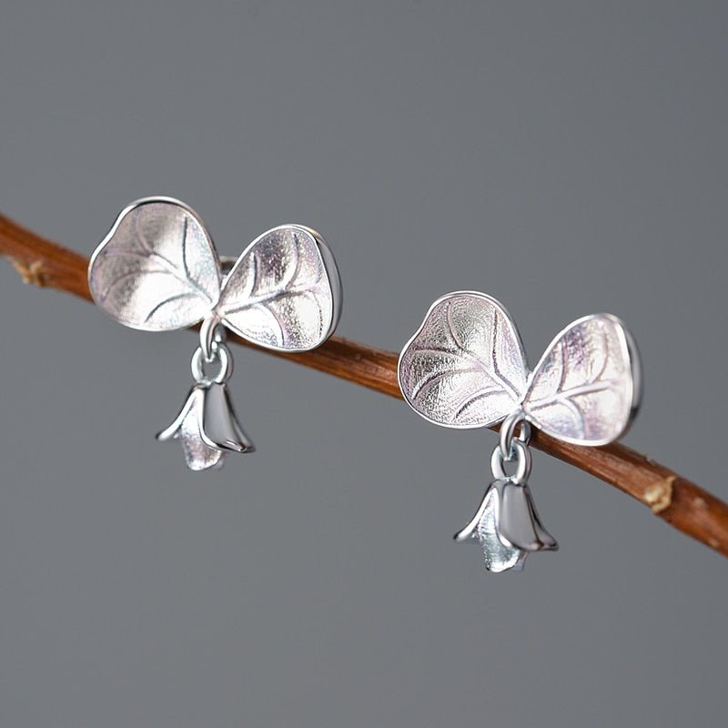 Cute Bell Flower - Stud Earrings