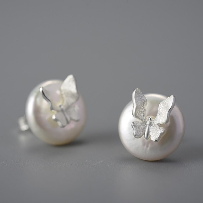 Baroque Butterfly - Stud Earrings | NEW