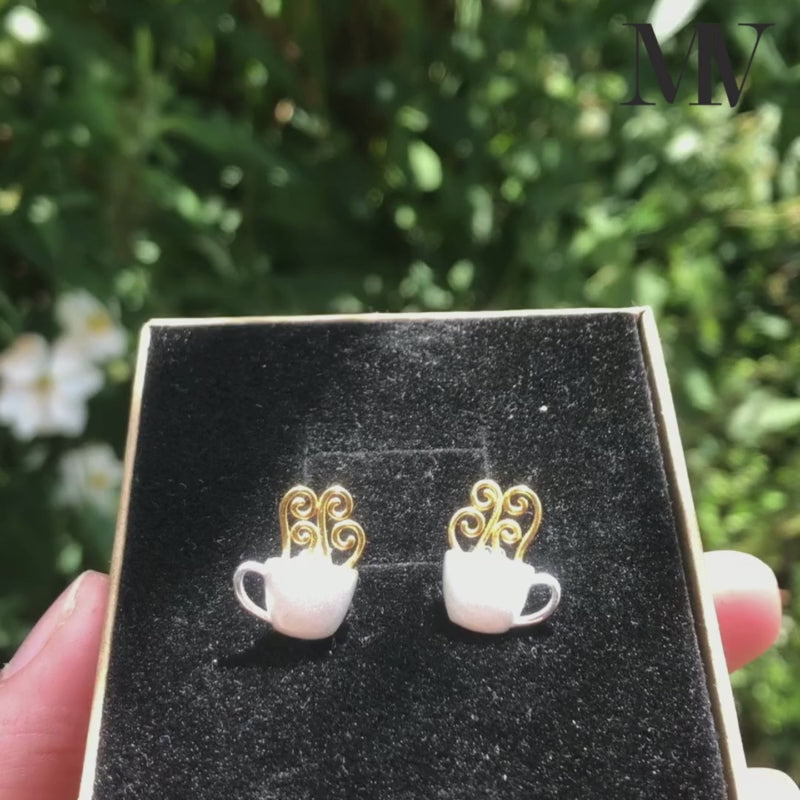 Morning Coffee - Stud Earrings | NEW