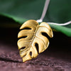 Monstera Petit - Handmade Pendant | New - MetalVoque