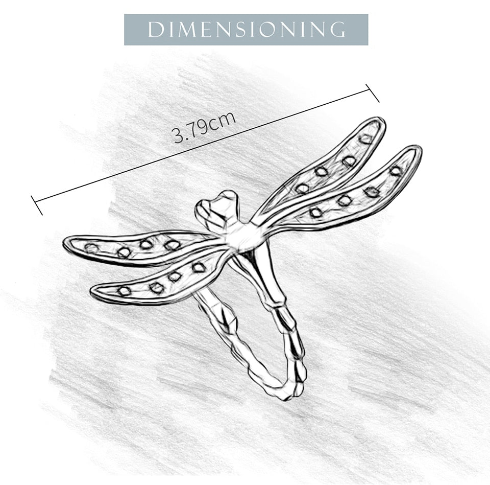 Dragonfly Lullaby - Adjustable Ring | NEW - MetalVoque