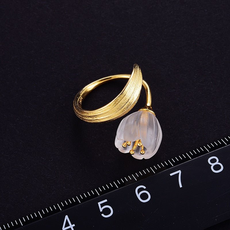 Valley Flower - Adjustable Ring - MetalVoque