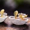 My Little Garden - Stud Earrings - MetalVoque