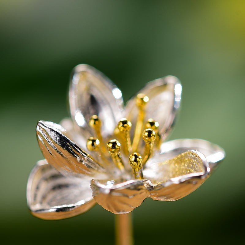 Whispering Lotus - Stud Earrings | NEW - MetalVoque