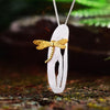 Resting Dragonfly - Handmade Pendant | NEW - MetalVoque