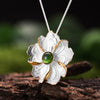 Tourmaline Leaf - Handmade Pendant | NEW - MetalVoque