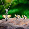 Lovely Honey Bees - Jewelry Set - MetalVoque