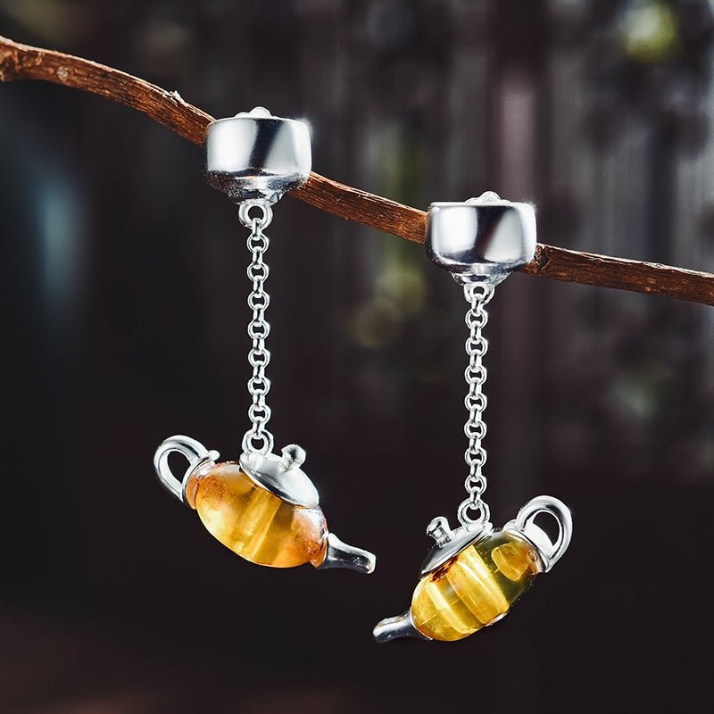 Tea Time - Dangle Earrings | NEW - MetalVoque