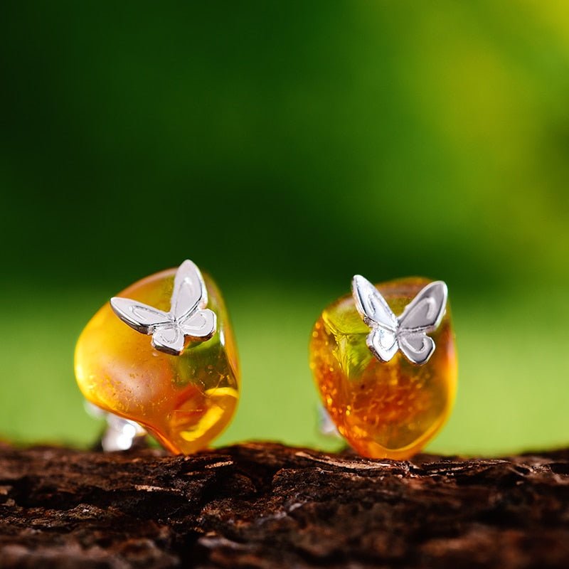 Butterfly Lullaby - Stud Earrings | NEW - MetalVoque