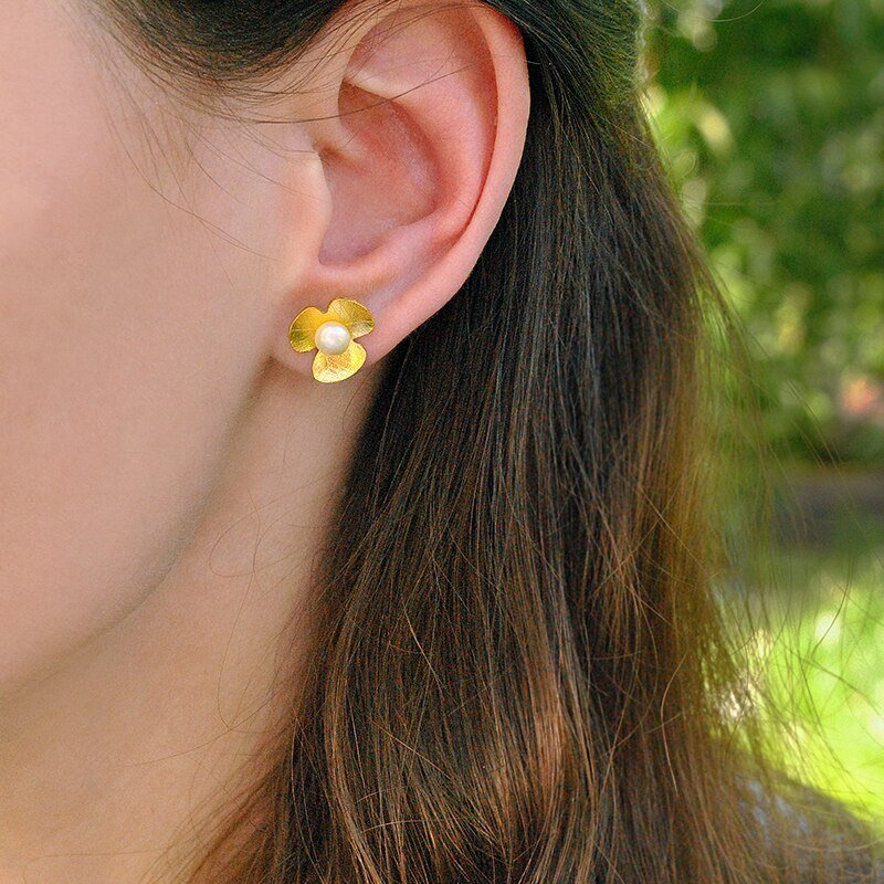 Secret Clover - Stud Earrings | NEW - MetalVoque