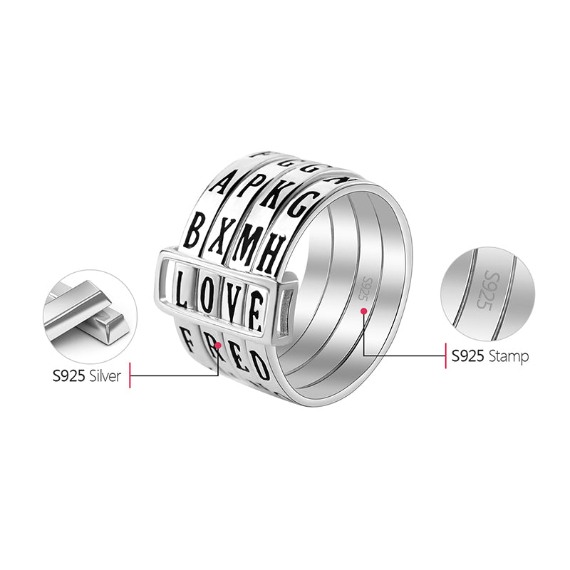 Love Language - Rotatable Ring