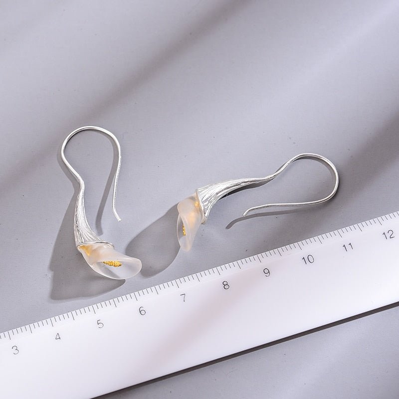 Calla Lily - Dangle Earrings | NEW - MetalVoque