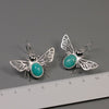 Amazonite Honeybee - Dangle Earrings | NEW - MetalVoque