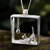 Playing Cat - Handmade Pendant | NEW - MetalVoque