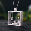 Playing Cat - Handmade Pendant | NEW - MetalVoque