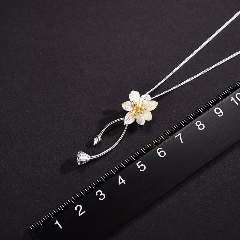 Whispering Lotus - Handmade Pendant | NEW - MetalVoque
