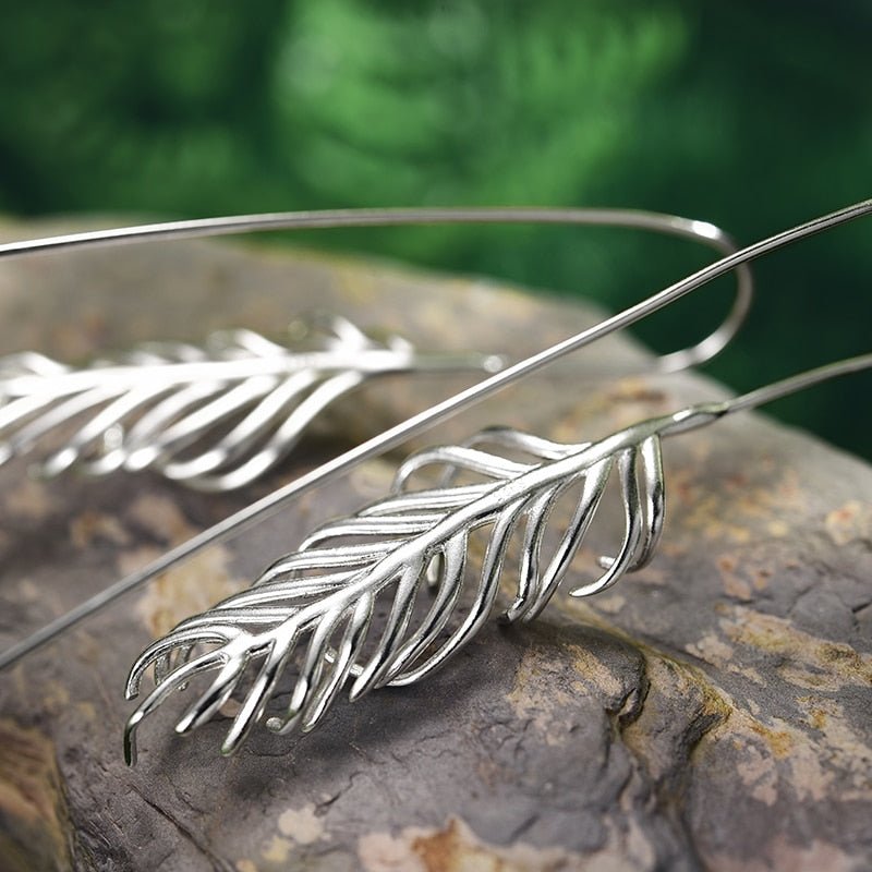 Fiddle Fern - Handmade Earrings | NEW - MetalVoque