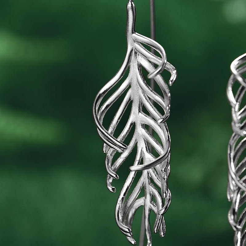 Fiddle Fern - Handmade Earrings | NEW - MetalVoque