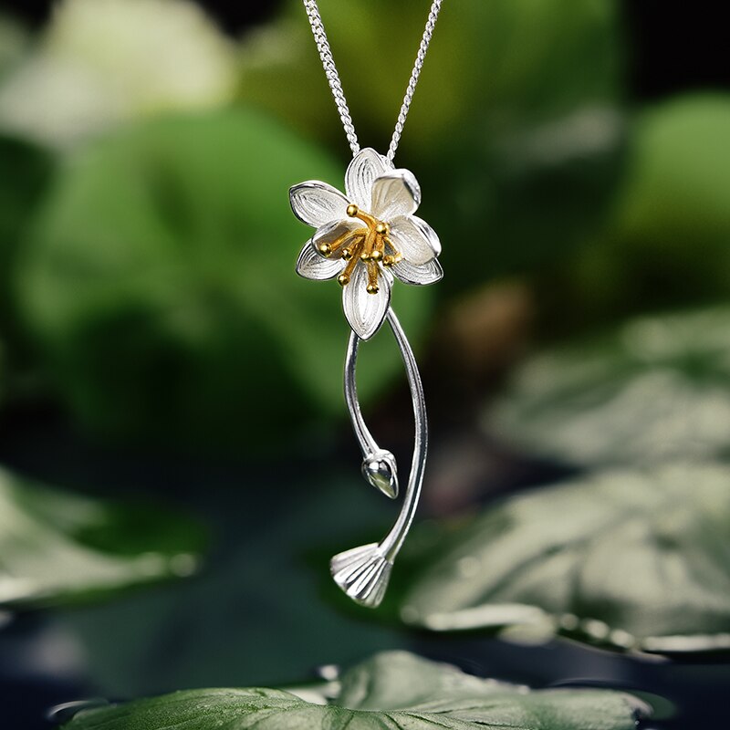 Whispering Lotus - Handmade Pendant | NEW - MetalVoque