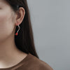 Load image into Gallery viewer, La Vie en Rose - Dangle Earrings | NEW - MetalVoque