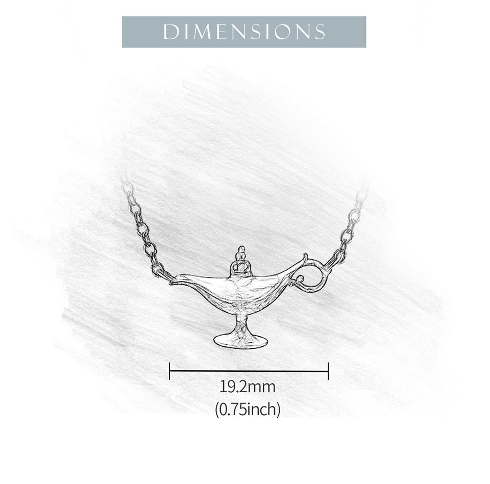 Magic Lamp - Handmade Necklace | NEW - MetalVoque