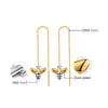 Lovely Honey Bee - Dangle Earrings | NEW - MetalVoque