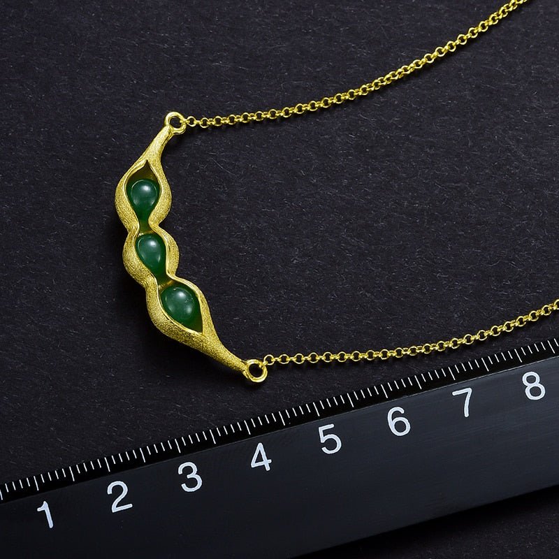 Lucky Peas - Handmade Necklace