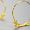 Run Dachshund Run - Hoop Earrings | NEW - MetalVoque