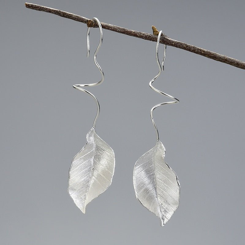 Autumn Leaf - Dangle Earrings | NEW - MetalVoque
