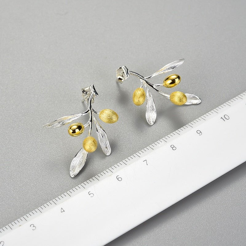 Olive Branch - Handmade Earrings | NEW - MetalVoque