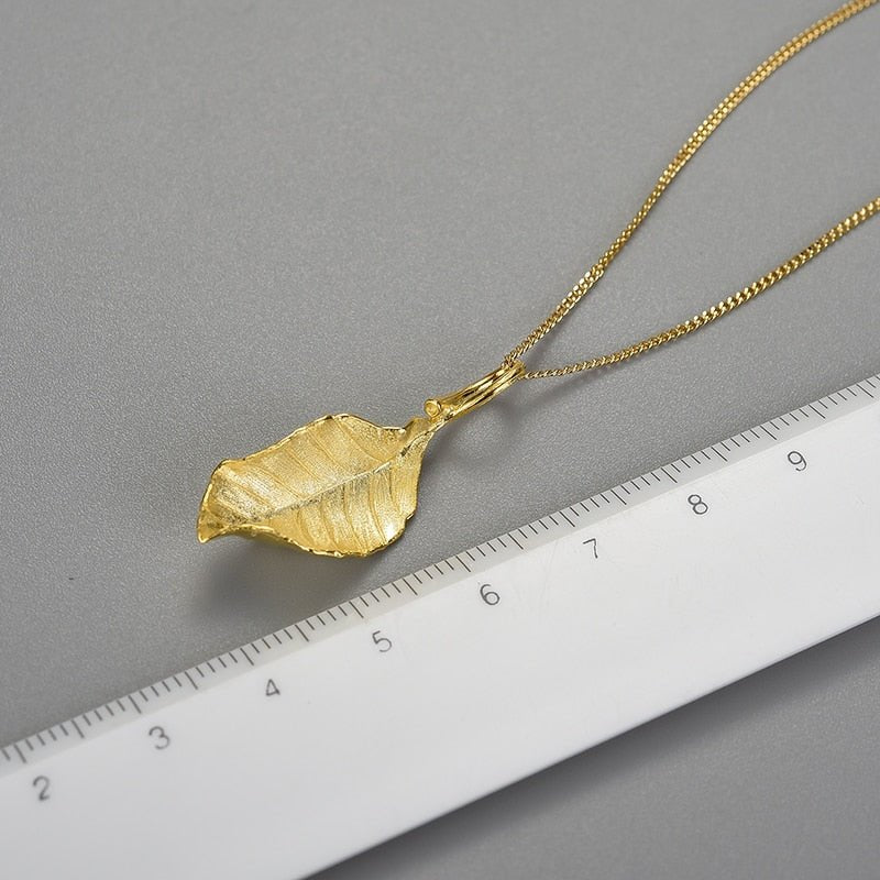 Autumn Leaf - Handmade Necklace | NEW - MetalVoque