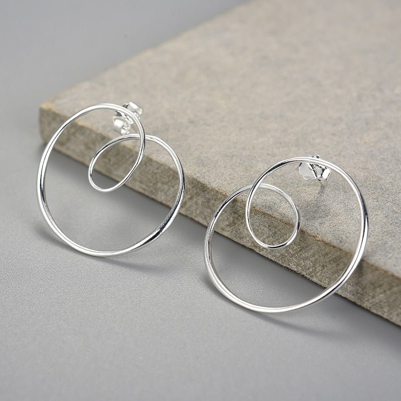 Spiralious - Stud Earrings