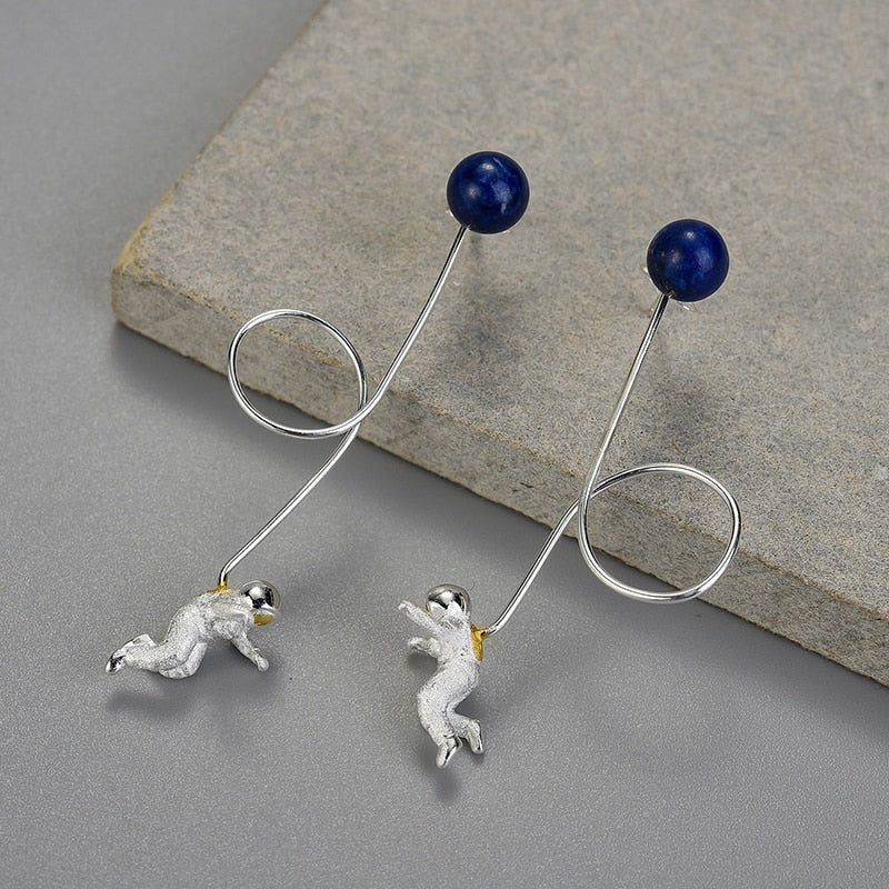 Walk me to the Moon - Drop Earrings