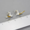 Cargar imagen en el visor de la galería, Flying Swallow - Stud Earrings | NEW - MetalVoque