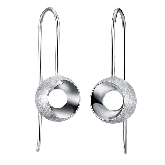 Hollow Sphere - Dangle Earrings