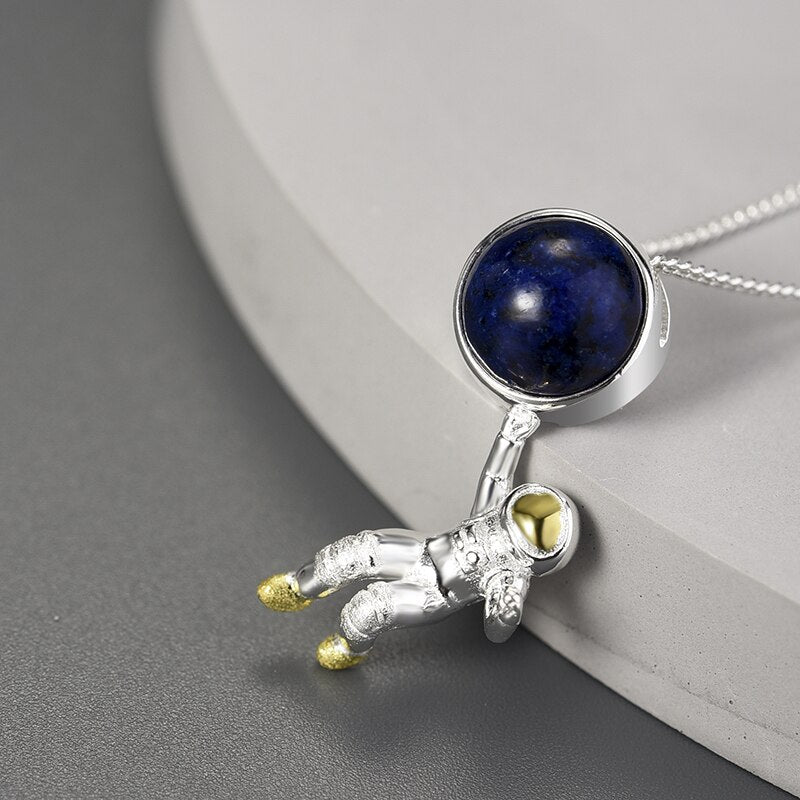 Walk me to the Moon - Handmade Necklace