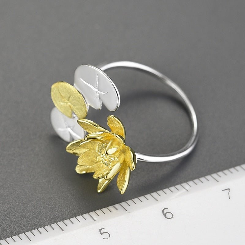 Lily Pad - Adjustable Ring