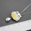 Load image into Gallery viewer, Pearl Owls - Handmade Pendant