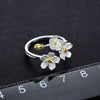 Big Forget-me-not Flowers - Adjustable Ring