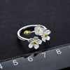 Load image into Gallery viewer, Big Forget-me-not Flowers - Adjustable Ring