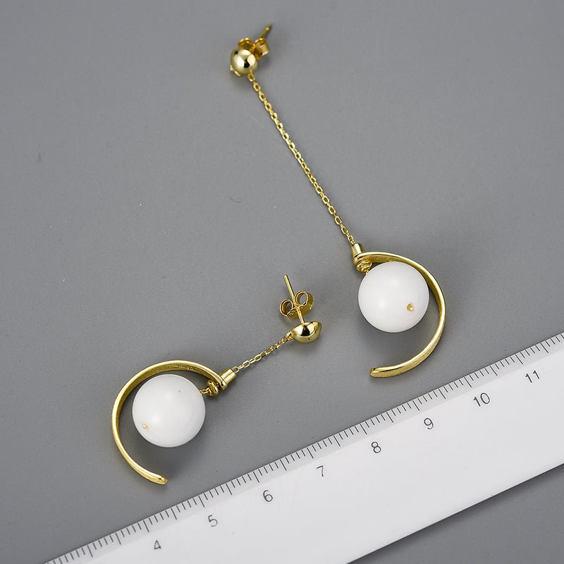 Pearl Ballet - Dangle Earrings