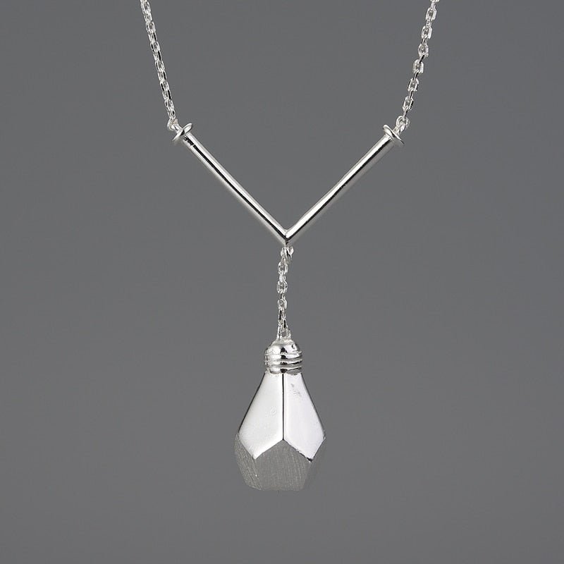 Light Bulb - Handmade Necklace