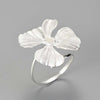 Zircon Peony - Adjustable Ring