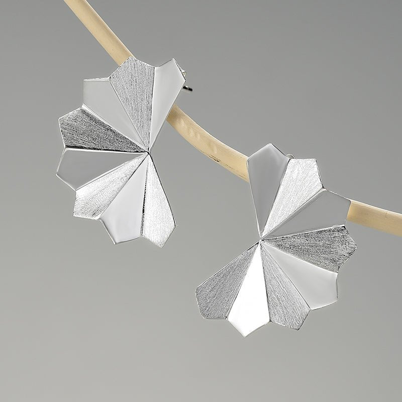 Arte de origami - Pendientes de botón