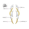 Eclipse de luna - Pendientes colgantes