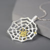 Load image into Gallery viewer, Spider&#39;s Web - Handmade Necklace