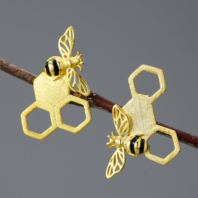 Honeybee Guard - Stud Earrings
